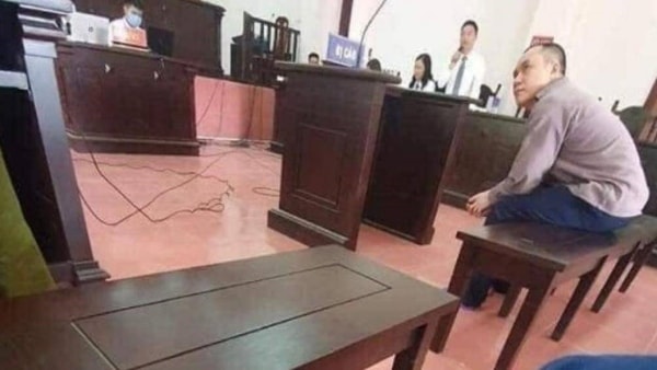 Bị cáo Lê Ngọc Hoàng tại phiên tòa