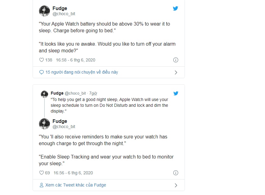 leaker Fudge chia sẻ về tính năng theo dõi giấc ngủ của thế hệ Apple Watch ra mắt sắp tới.