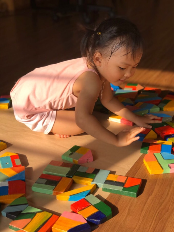 Những sản phẩm dành cho trẻ nhỏ an toàn, thân thiện với môi trường. Ảnh: Bảo Ngân