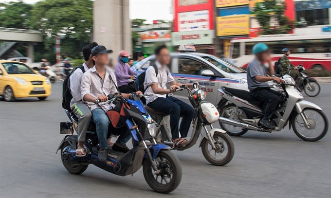Học sinh điều kiện xe đạp điện phải có bằng A0.
