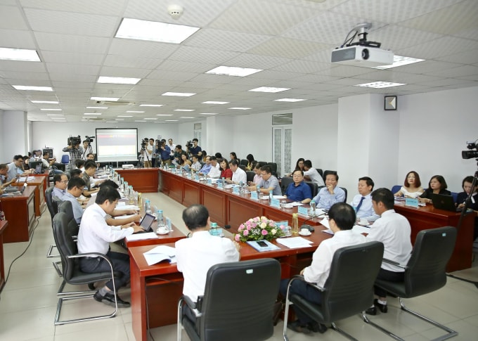 Tại diễn đàn các lãnh đạo cơ quan báo chí tham dự Diễn đàn đã cùng trao đổi, thảo luận về việc phát triển nguồn thu. Ảnh: Sơn Hải