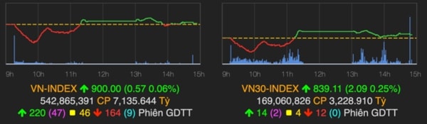 VN-Index chốt phiên 10/6 tại 900 điểm. Ảnh: VNDirect