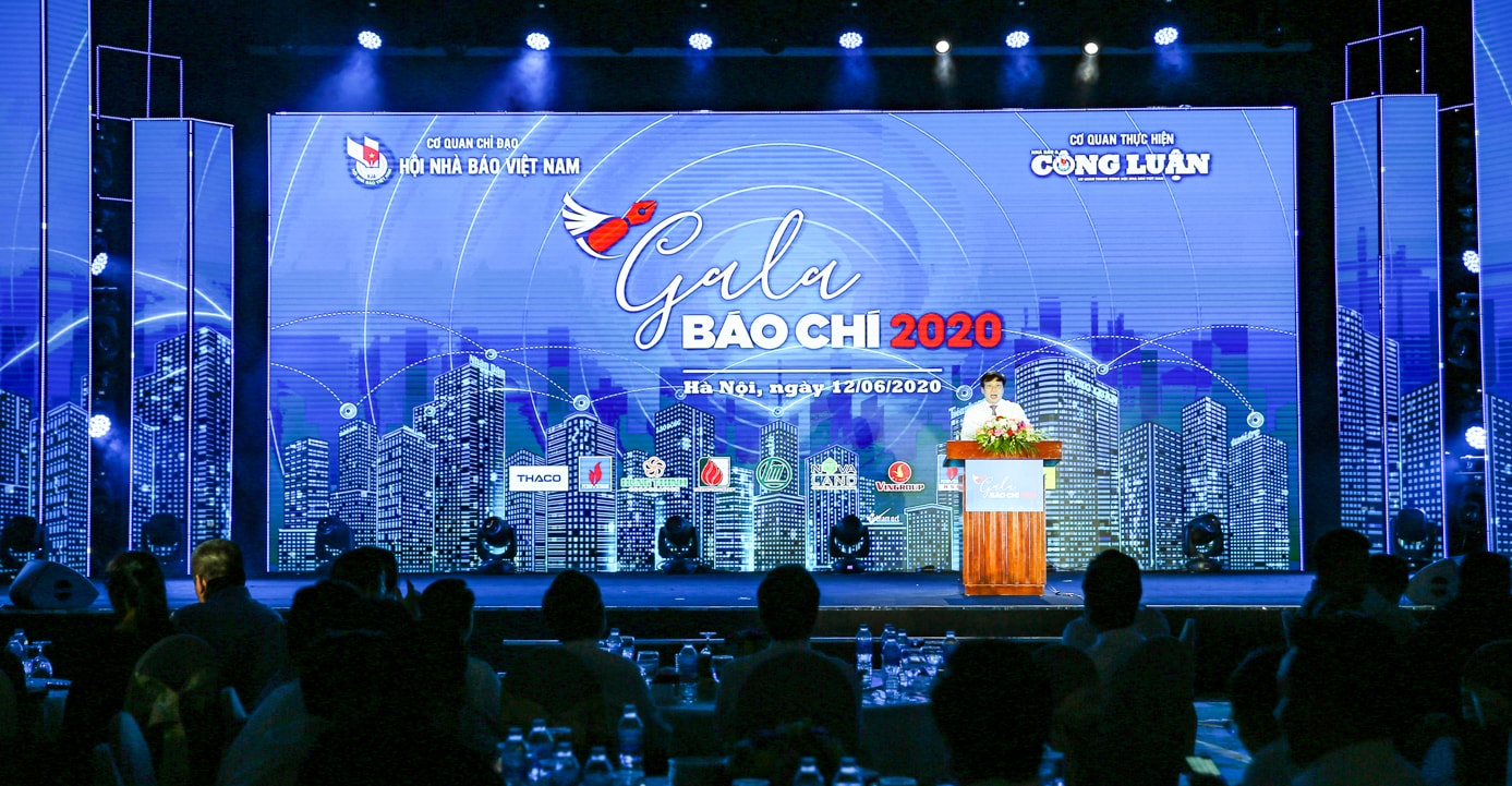 Toàn cảnh Ga la báo chí 2020. Ảnh: Sơn Hải