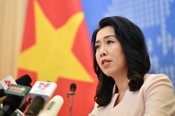 Người phát ngôn Bộ Ngoại giao Lê Thị Thu Hằng. Ảnh: BNG