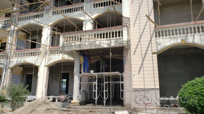 Nhiều biện pháp thi công không được Công ty TNHH Thương mại dịch vụ xây dựng Hồng Phú thực hiện nhưng trong hồ sơ.