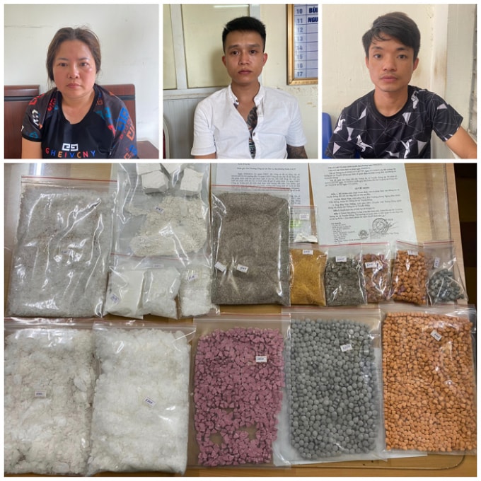 Tang vật cơ quan công an thu giữ. Ảnh: Công an TP. Hải Phòng