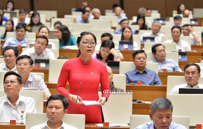 Đại biểu Quốc hội Nguyễn Thị Quyên Thanh (ảnh TL).