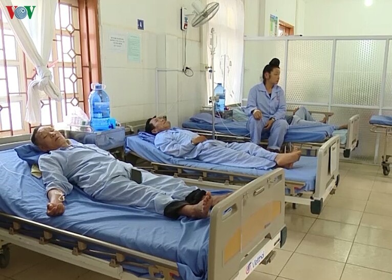 Hiện sức khỏe của 19 người này đã ổn định. Ảnh: VOV