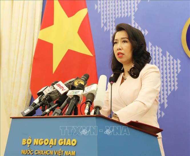 Người phát ngôn Bộ Ngoại giao Lê Thị Thu Hằng. Ảnh: Lâm Khánh/TTXVN