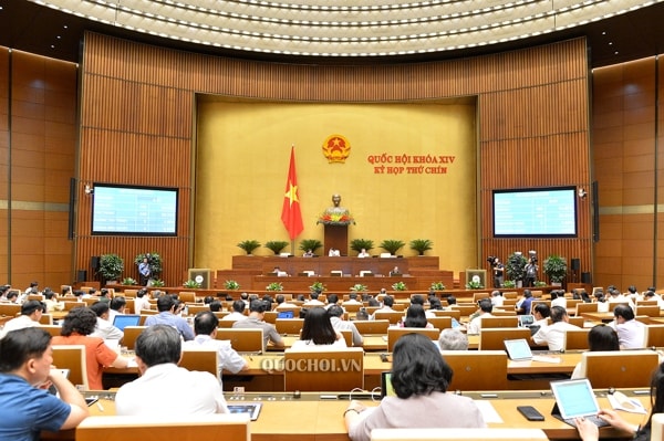 Kỳ họp thứ 9 Quốc hội khoá XIV, ngày 17/6/2020. Ảnh: quochoi.vn