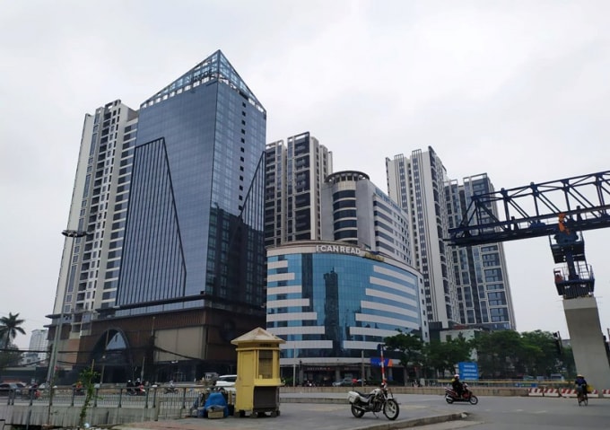 Dự án Hinode City đã sẵn sàng đón cư dân an cư. Ảnh: Tuấn Linh.