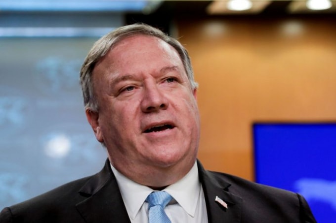 Ngoại trưởng Mỹ Mike Pompeo. Ảnh: Reuters