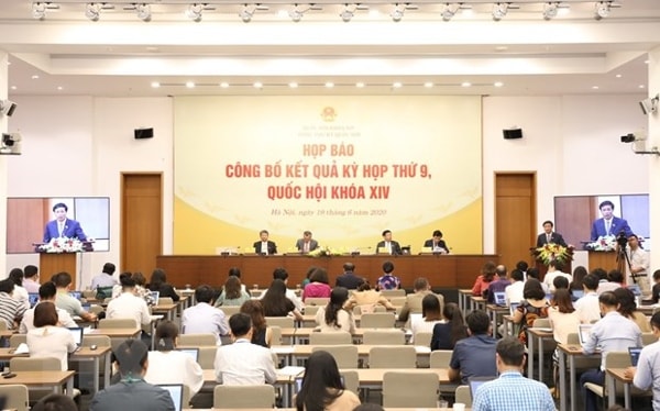 Quang cảnh buổi họp báo. Ảnh: TTXVN