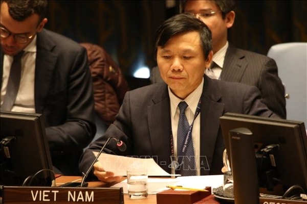 Đại sứ Đặng Đình Quý, Trưởng phái đoàn đại diện thường trực Việt Nam tại LHQ. Ảnh: TTXVN