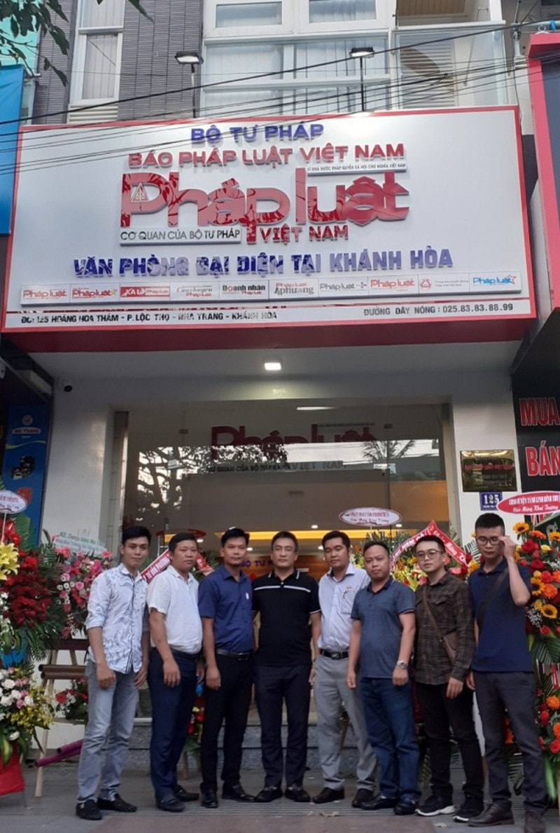 Khai trương Văn phòng đại diện Báo pháp luật Việt Nam tại Khánh Hòa(ảnh: baophapluat).