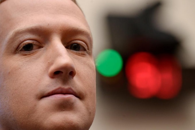 CEO của Facebook Mark Zuckerberg.Ảnh: Reuters