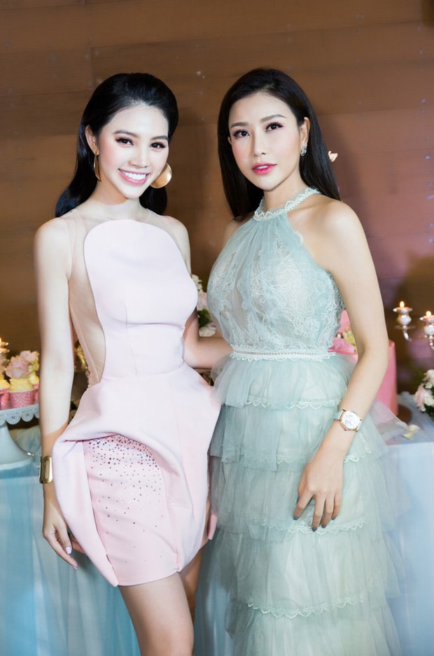 Jolie Nguyễn và Hoa hậu Lam Cúc từng là những người bạn thân thiết.