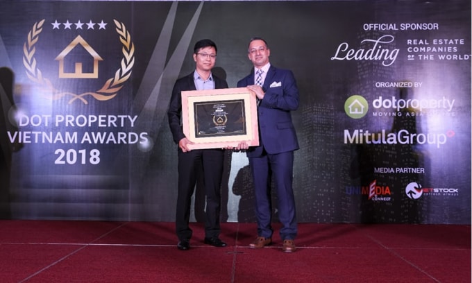 Hinode City chinh phục giải thưởng “Best Innovative Architectural Design Vietnam 2018”. Ảnh: Hoàng Anh.