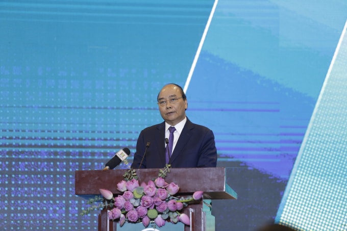 Thủ tướng Chính phủ Nguyễn Xuân Phúc phát biểu chỉ đạo tại hội nghị Hà Nội 2020.