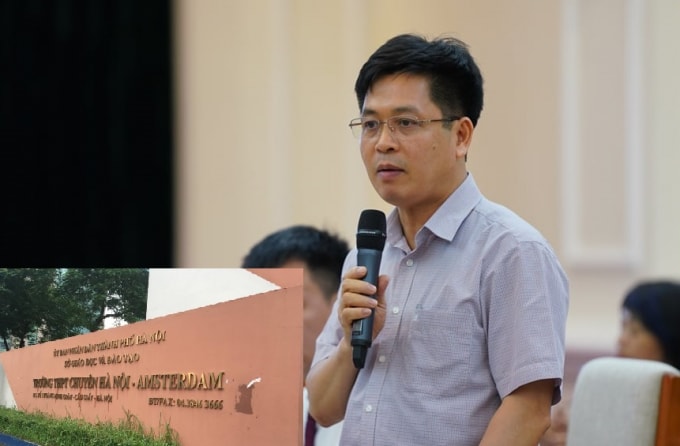 Ông Nguyễn Xuân Thành, Vụ trưởng Vụ giáo dục trung học (ảnh Trinh Phúc).