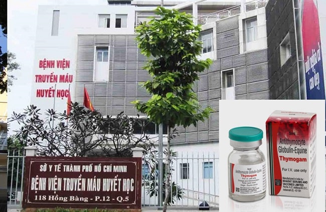 Bệnh viện Truyền máu - Huyết học TP Hồ Chí Minh phát hiện 2 lọ thuốc Antithymocyte Globuline (Thymogam 250mg) được cấp phát cho bệnh nhi Lê Trần Khánh Ch. hết hạn sử dụng. Ảnh minh họa - internet