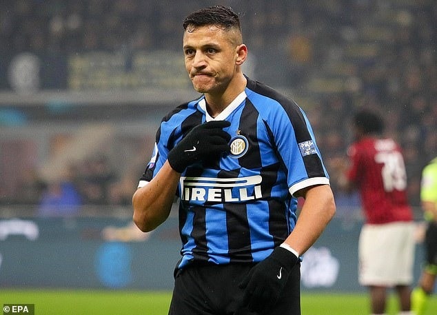 Inter Milan gặp khó trong việc gia hạn hợp đồng mượn Alexis Sanchez. Ảnh: EPA