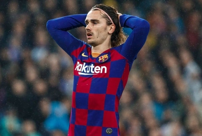 Antoine Griezmann không đáp ứng được kỳ vọng của Barca. Ảnh: Getty Images.