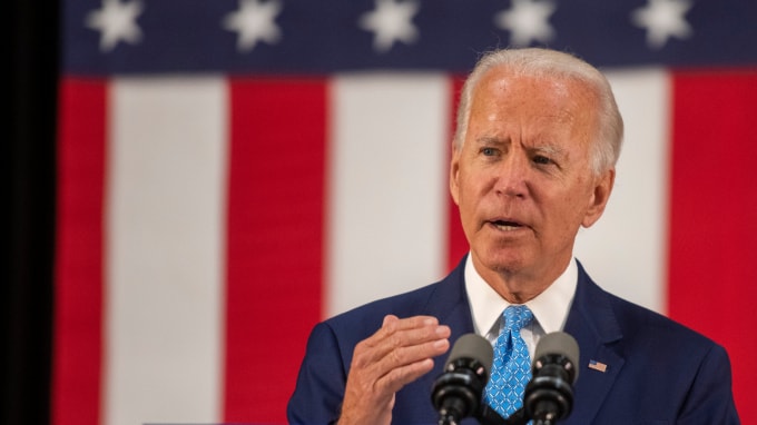 Ứng viên đảng Dân chủ Joe Biden. Ảnh: NYT