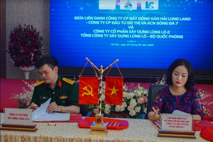 Lễ ký kết hợp đồng Thi công xây dựng KĐT Việt Hàn.