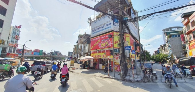 Khu vực người dân bị thu hồi đất để phục vụ dự án giáp đường Trường Trinh, phố Vọng, Giải Phóng.