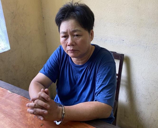 Đối tượng Nguyễn Thị Thúy. Ảnh: Công an tỉnh Thanh Hóa