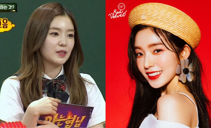 Cô nàng visual của nhóm Red Velvet - Irene cũng lộ khoảnh khắc kém sắc với mụn ở cằm (Ảnh: Koreaboo)