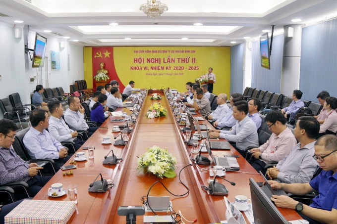 Toàn cảnh Hội nghị BCH Đảng bộ BSR lần thứ II, Khóa VI, nhiệm kỳ 2020 - 2025.