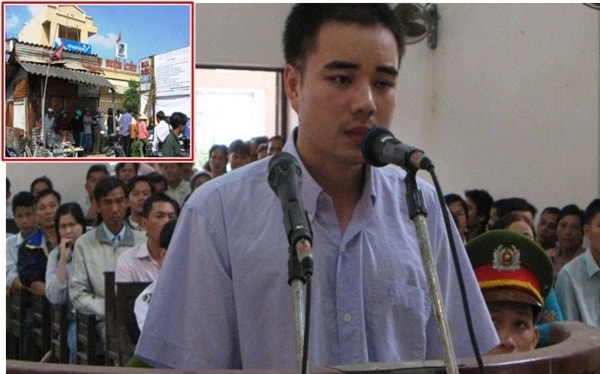 Hồ Duy Hải và bưu điện Cầu Voi (ảnh nhỏ). Ảnh tư liệu