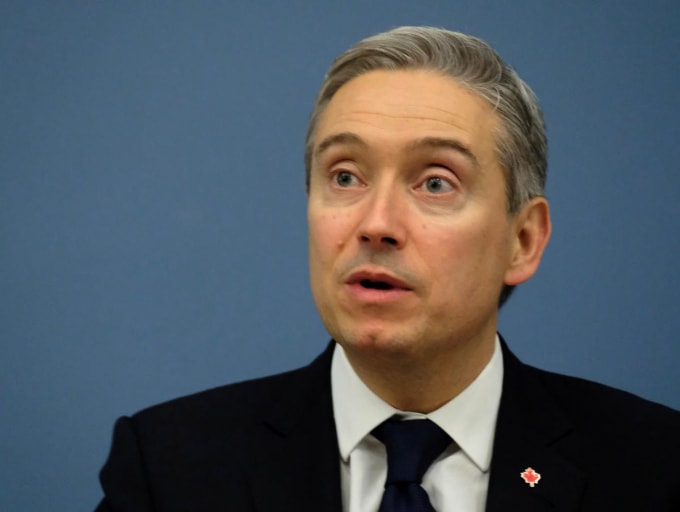 Ngoại trưởng Canada Francois-Philippe Champagne. Ảnh: Reuters