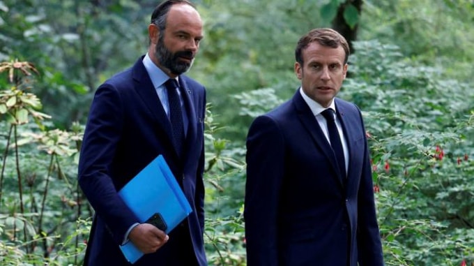 Cựu Thủ tướng Edouard Philippe là người đồng hành và ủng hộ quan trọng của Tổng thống Emmanuel Macron trong suốt 3 năm qua - Ảnh: Reuters