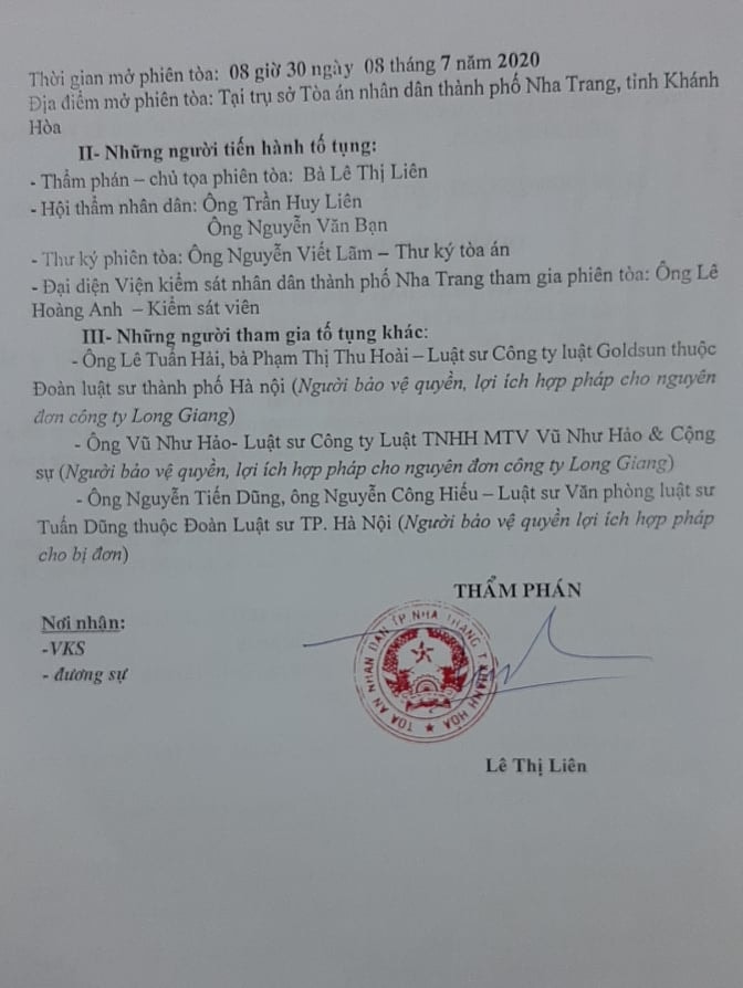 QĐ đưa vụ án ra xét xử