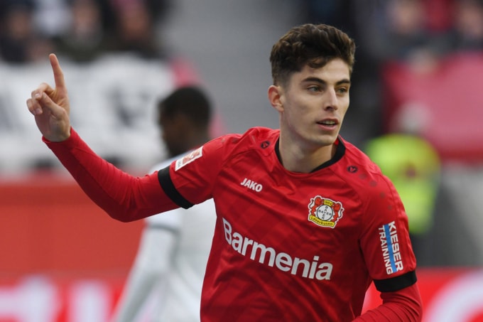 Chelsea chờ ngày công bố bản hợp đồng với tài năng trẻ Kai Havertz. Ảnh: Leverkusen