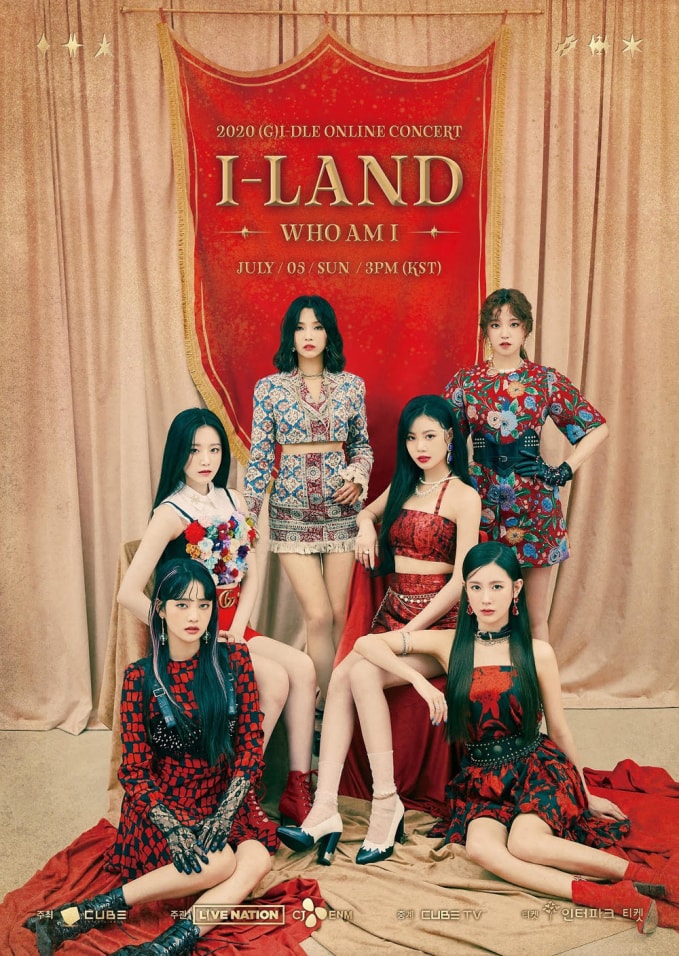 Poster concert online của (G)I-DLE. (Ảnh: All K-Pop)