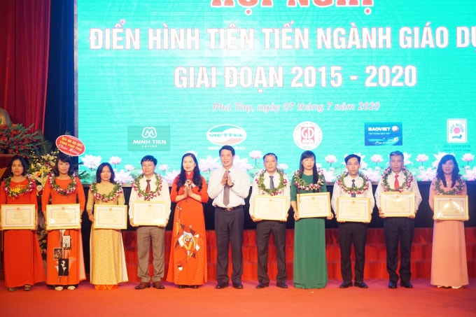 Phú Thọ tôn vinh 112 điển hình tiên tiến trong ngành Giáo dục.