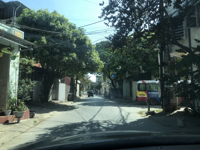 Vị trí xin đầu tư Trung tâm đăng kiểm xe cơ giới đường bộ của Công ty ADI có mật độ dân số cao. Ảnh: Quang Duy