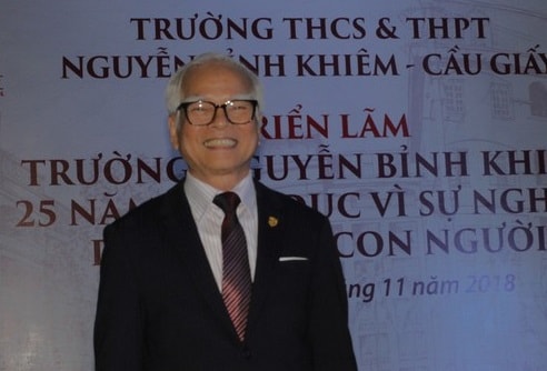 Theo thầy Nguyễn Văn Hòa, các tiêu chuẩn để đánh giá một trường chất lượng cao đã lỗi thời (ảnh Trinh Phúc).