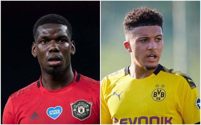Paul Pogba rất muốn Manchester United chiêu mộ Jadon Sancho vào mùa hè này. Ảnh: Metro