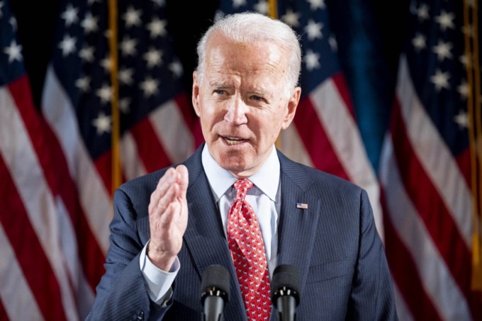 Ứng viên Tổng thống Mỹ Joe Biden. Ảnh: DPA