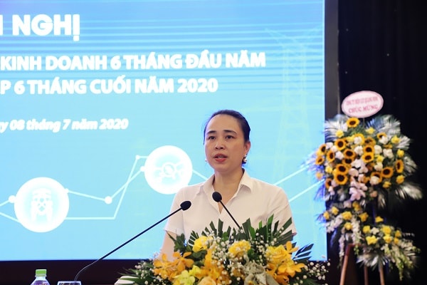 Bà Đỗ Nguyệt Ánh, Tổng Giám đốc Tổng công ty Điện lực miền Bắc.