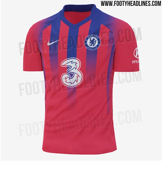 Đây được cho là mẫu áo đấu thứ ba của Chelsea.