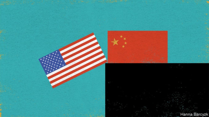 Mỹ, Trung khó có thể là bạn. Ảnh: Hanna Barcyzk/Economist