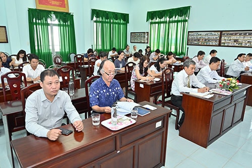Toàn cảnh Đại hội Chi hội nhà báo Báo Bình Thuận(ảnh: baobinhthuan).