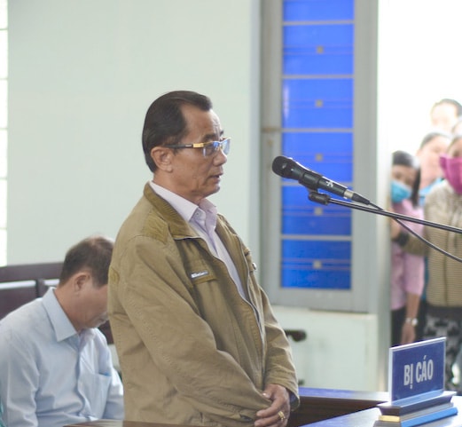 Ông Đỗ Ngọc Điệp tại phiên Toà.