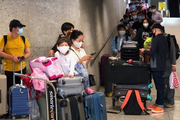 346 công dân Việt Nam từ Washington D.C, Mỹ, về nước an toàn trong chuyến bay mới nhất. Ảnh: Bộ Ngoại giao